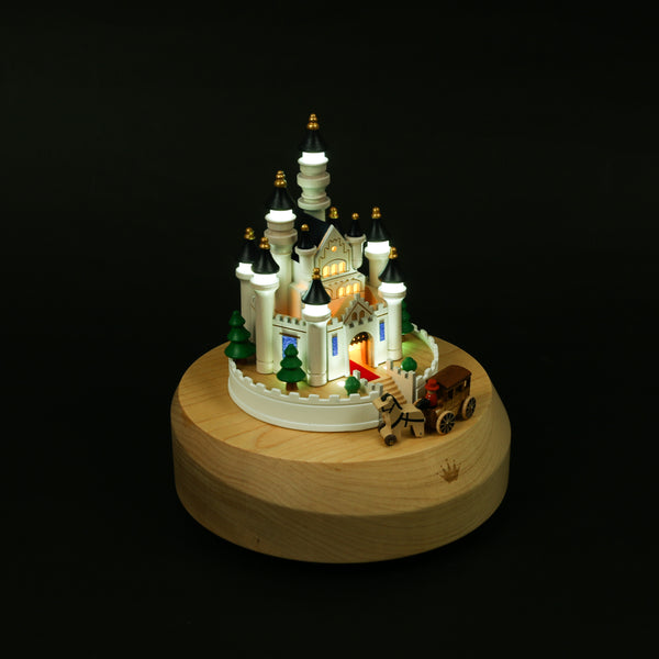 Beautiful White Castl & Carriage