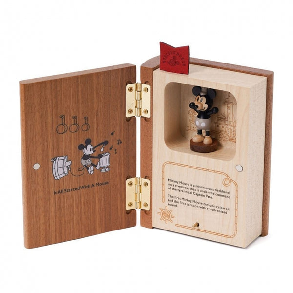 Mickey Mouse Figurine In A Music Box