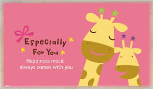 Giraffes mini music box