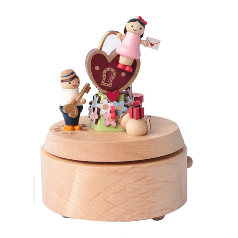 Couple With Lovers Lock