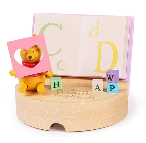 Winnie the Pooh Holding a Cutout Heart