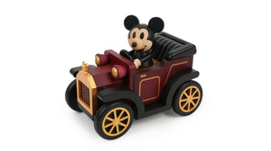 Mickey Mouse Driving A Classic Car